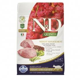 Храна за котки N&D CAT QUINOA WEIGHT LAMB - с агне ,киноа и броколи 5кг